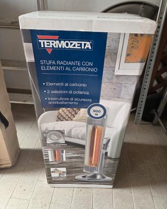 stufa elettrica al carbonio termo zeta 900 w