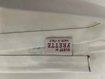 Nuove lenzuola matrimoniali e federe marca Frette