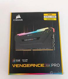 CORSAIR VENGEANCE RGB PRO 32GB (2x16GB) 3600- XMP