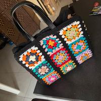 Borsa granny square (fatta a mano)