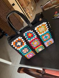 Borsa granny square (fatta a mano)