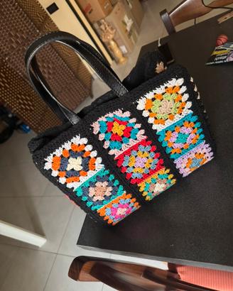 Borsa granny square (fatta a mano)