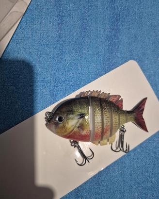 7 Esche da pesca snodate 7 pezzi