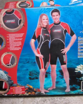 Mute NUOVE pantaloni e maniche corte uomo-donna