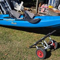 Canoa Big Mama  con carrello  a Trevignano Romano