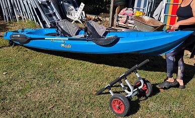 Canoa Big Mama  con carrello  a Trevignano Romano