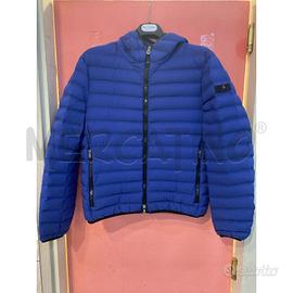 PIUMINO UOMO PEUTEREY BLU ELETTRICO CAPPUCCIO