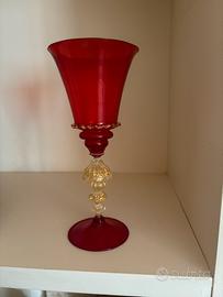 Coppa in vetro Murano