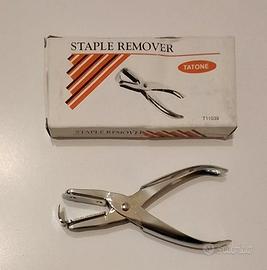 Levapunti a pinza in metallo cromato