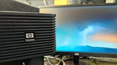PC Hp Rp5700 slim factor+monitor Lcd