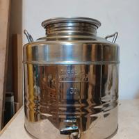 Contenitore olio acciaio inox 18/10 30l