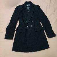 Cappotto Zara Invernale Nuovo in Nero Donna M