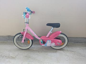 BICICLETTA BICI BAMBINA 3-5 ANNI BTWIN UNICORN 14.