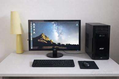 💻 PC fisso + monitor 24" Acer