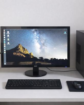 💻 PC fisso + monitor 24" Acer