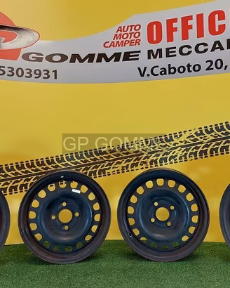 4 Cerchi Ferro 14 pollici Opel B