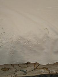 1 lenzuolo sopra + 2 federe nuovo