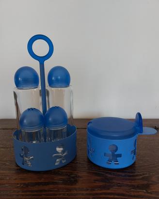 Set portacondimenti e formaggera Alessi Girotondo