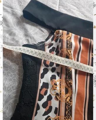 Vestito con stampe varie animalier