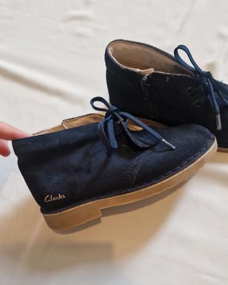 scarpe bimbo clarks blu marino 29½