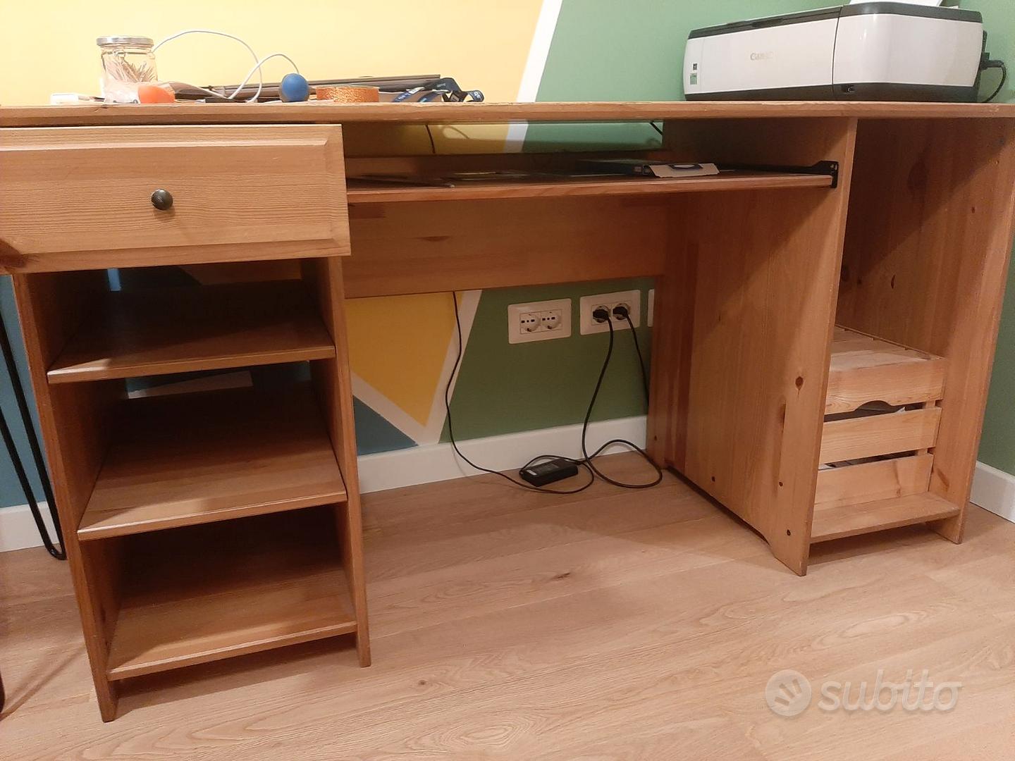 Scrivania Ikea Armadio Con Scrittoio SCRIVANIA SCRITTOIO LEGNO