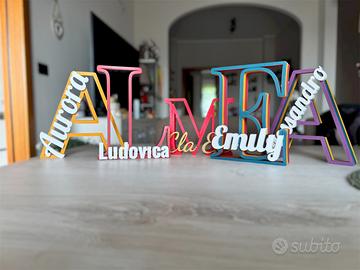 Lettera con nome personalizzato