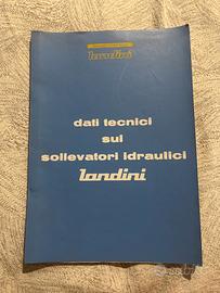 Manuale dati tecnici sollevatori idraulici Landini