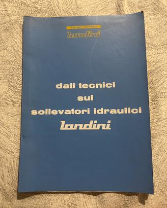Manuale dati tecnici sollevatori idraulici Landini