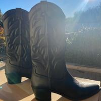 Stradivarius Stivali texani / biker - black