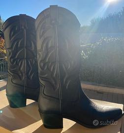 Stradivarius Stivali texani / biker - black