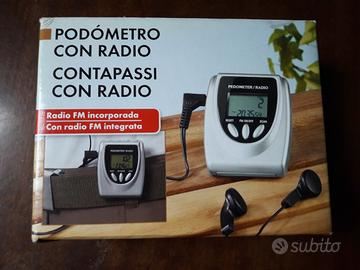 Contapassi con radio fm