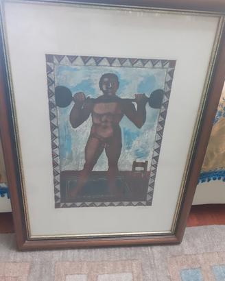 Serigrafia Franco Gentilini  vintage autentica
