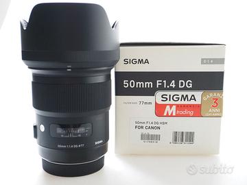 SIGMA ART 50 MM F 1.4 DG X CANON