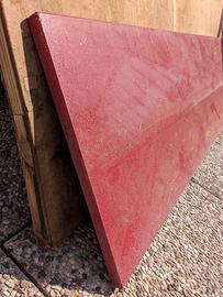 Lastra granito sintetico rossa