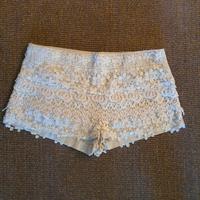 Shorts macramè Zara