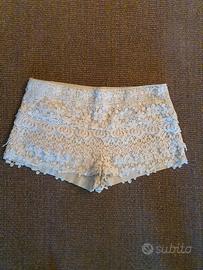 Shorts macramè Zara