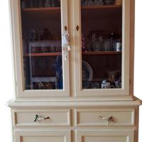 Cristalliera legno massello
