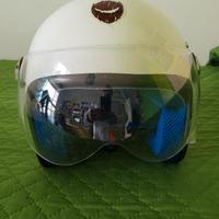 Casco moto per bambino con visiera