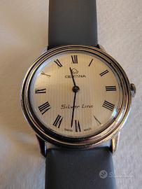 Orologio Certina silver line cassa in argento 925