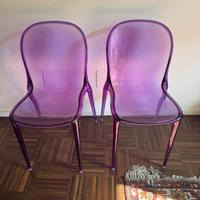 Coppia sedie Thalya chair Patrick Jouin Kartell