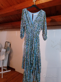 Abito longuette floreale