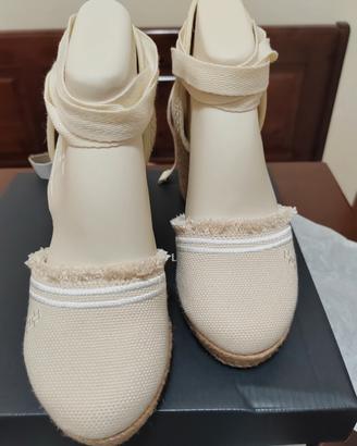 Espadrillas zeppa tacco alto Tommy Hilfiger 36