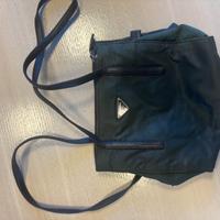 Prada pochette/tracolla Tessuto Nylon nera
