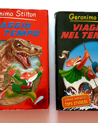 Libri G. Stilton "VIAGGI NEL TEMPO"