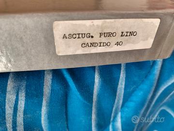 asciugamani in puro lino