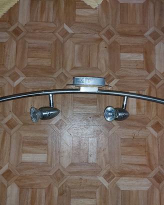 Lampadario con faretti 