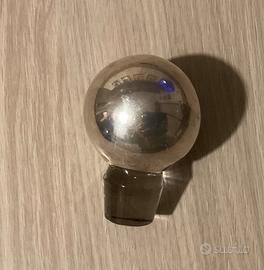 Tappo bottiglia in vetro e argento
