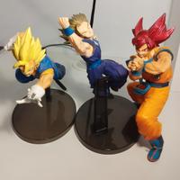 Lotto 3 statuette Dragonball - Vegito-Goku-Gohan