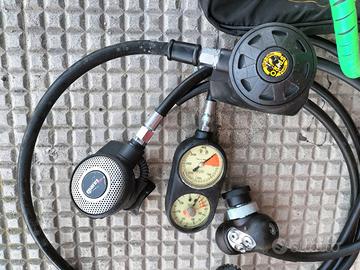 Lotto sub erogatori bussola 2 consolle maschera et