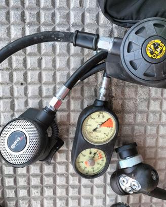 Lotto sub erogatori bussola 2 consolle maschera et